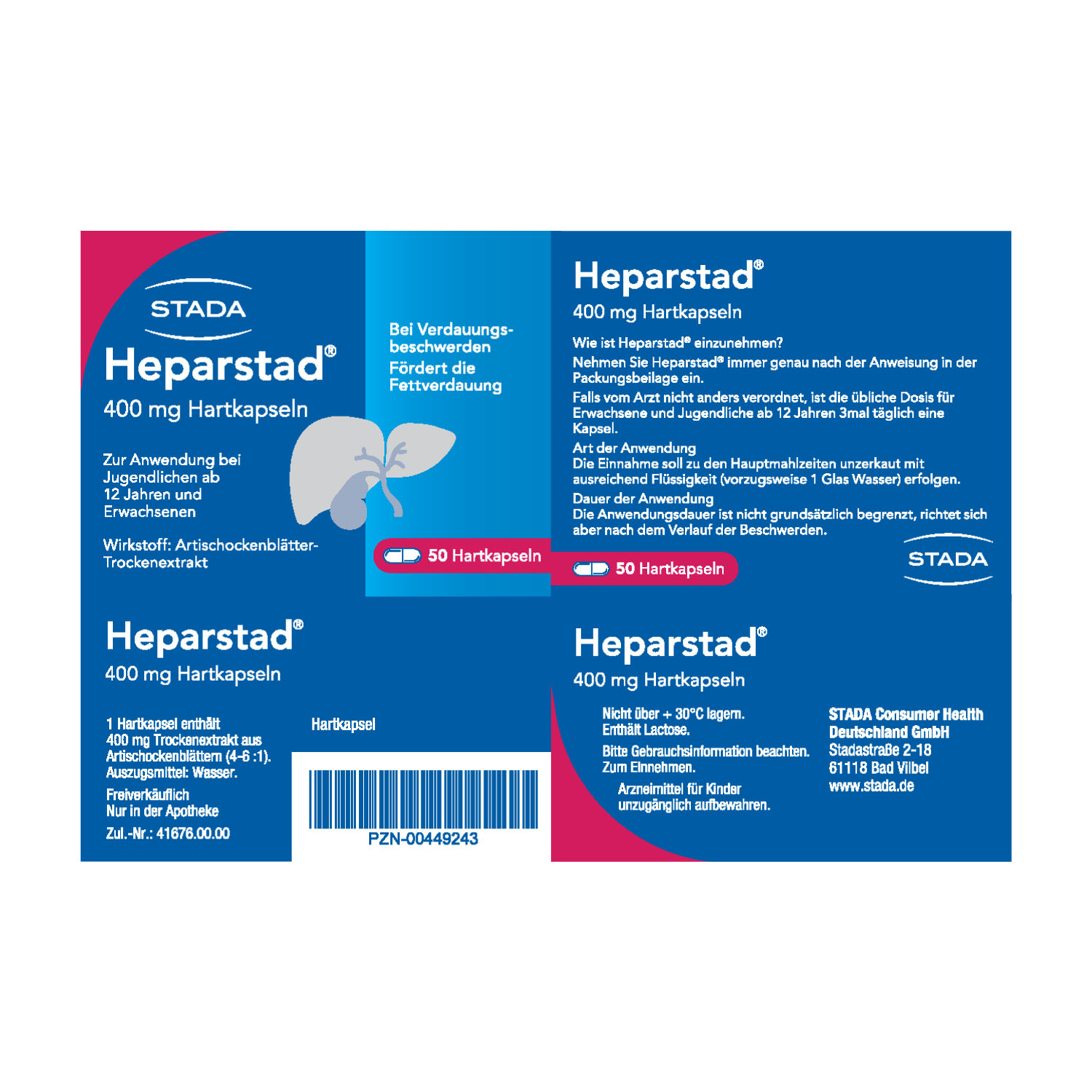 HEPARSTAD Artischocken Kapseln