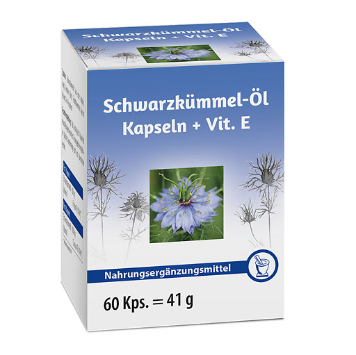 SCHWARZKÜMMELÖL Kapseln+Vitamin E 60 St  