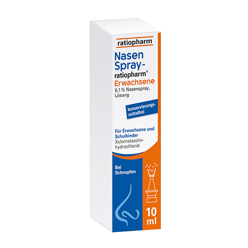 NASENSPRAY-ratiopharm Erwachsene - bei Schnupfen kons. frei* 10 ml