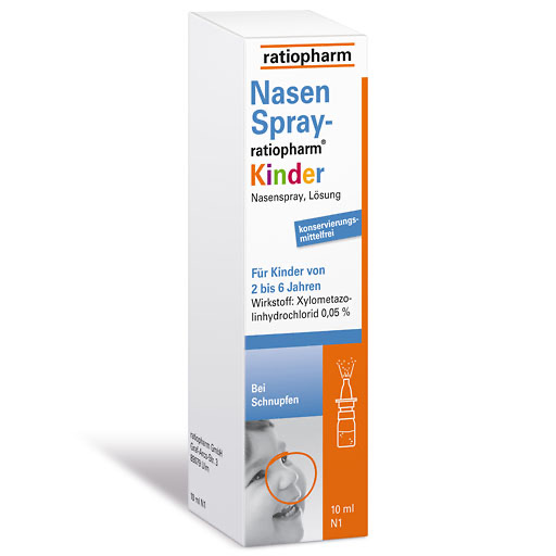 NASENSPRAY-ratiopharm Kinder kons. frei* 10 ml