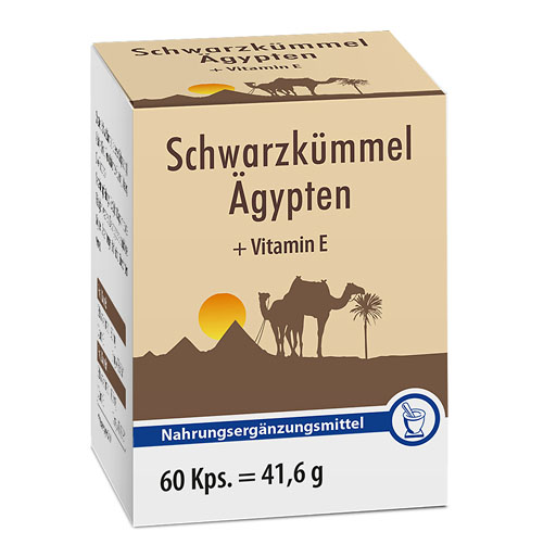 SCHWARZKÜMMEL ÄGYPTEN+E Kapseln 60 St  