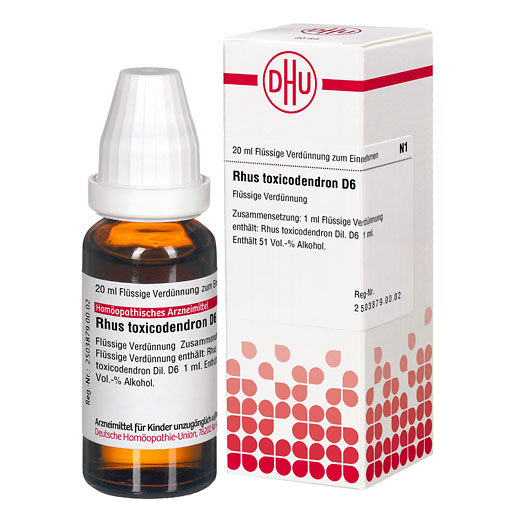 RHUS TOXICODENDRON D 6 Dilution* 20 ml