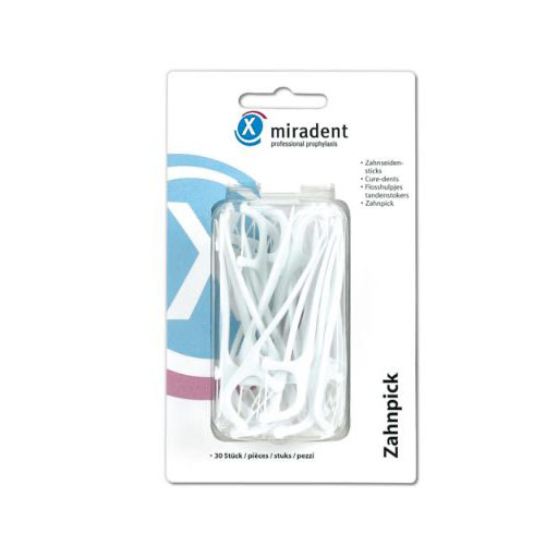 MIRADENT Zahnpick Zahnseidensticks 30 St