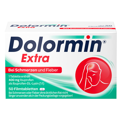 Dolormin® Extra bei Schmerzen und Fieber* 50 St