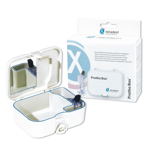 MIRADENT Prothesen-Aufbewahrungsbox Protho Box 1 St