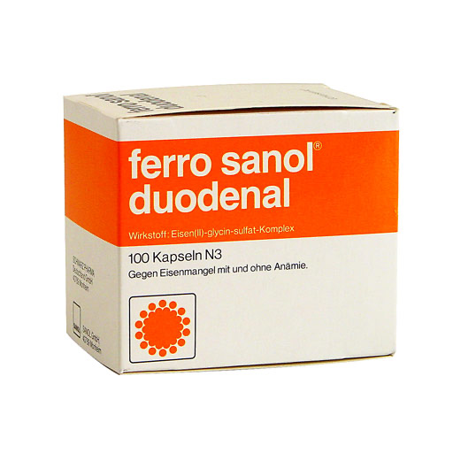 FERRO SANOL duodenal Hartkaps. m. msr. überz. Pell.* 100 St