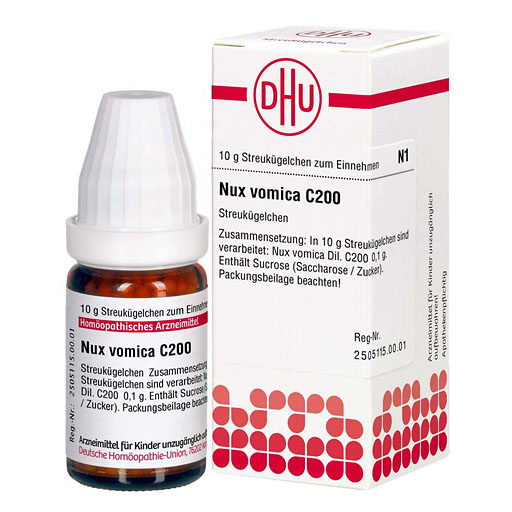 NUX VOMICA C 200 Globuli* 10 g