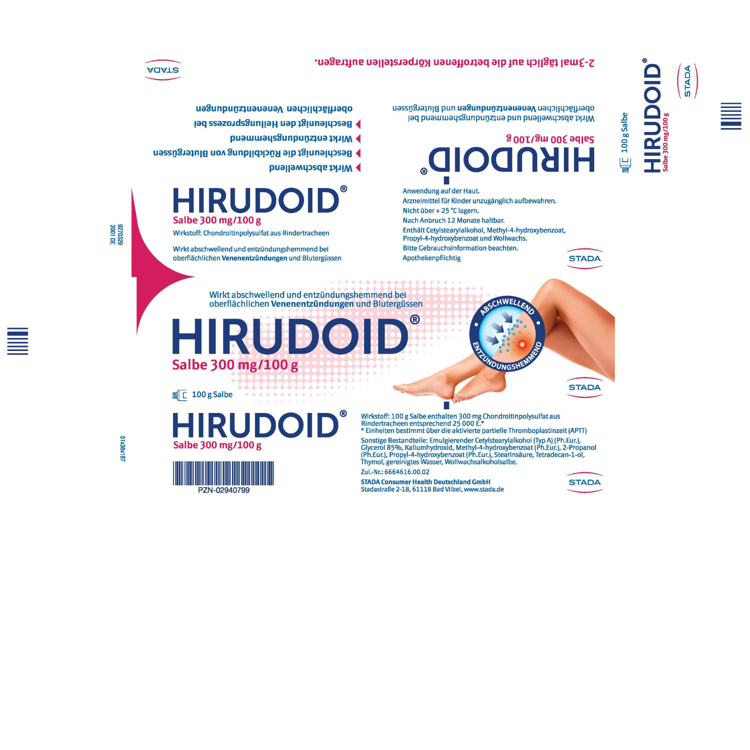 HIRUDOID Salbe 300 mg/100 g