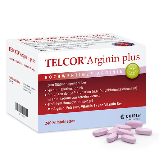 TELCOR Arginin plus Filmtabletten 240 St  