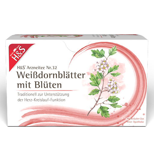 H&S Weißdornblätter mit Blüten Filterbeutel* 20x1,6 g
