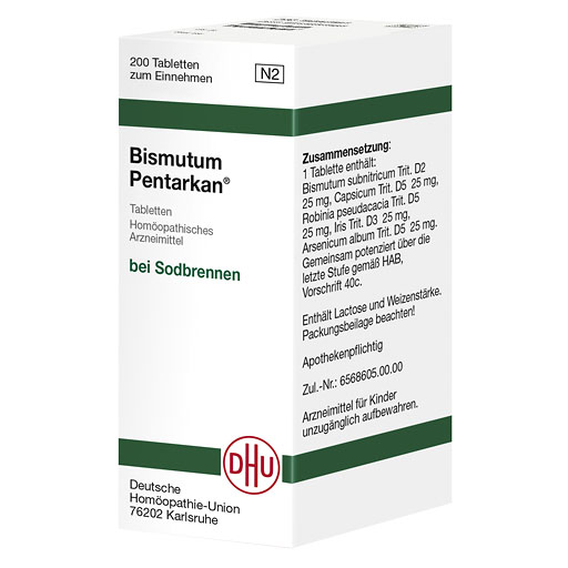BISMUTUM PENTARKAN Tabletten* 200 St