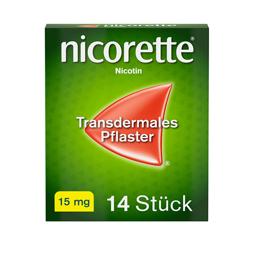 nicorette® 14 Nikotinpflaster, 15 mg Nikotin* 14 St