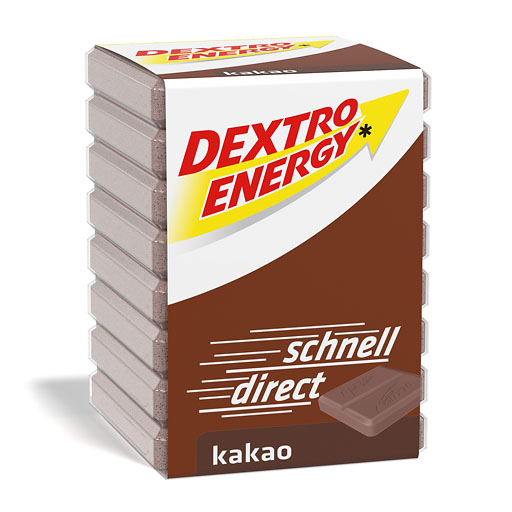 DEXTRO ENERGY Kakao Täfelchen 46 g