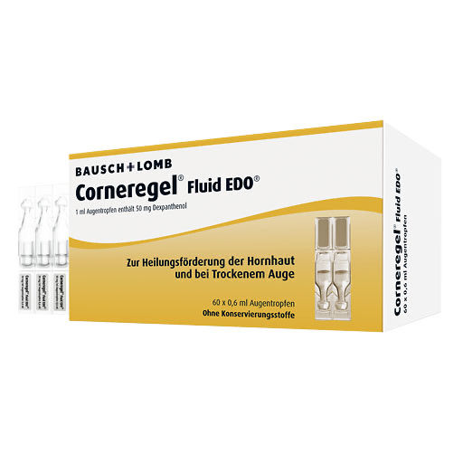 CORNEREGEL Fluid EDO Augentropfen* 60x0,6 ml