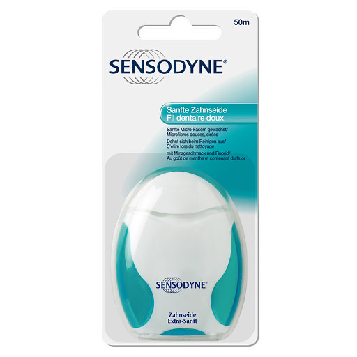 SENSODYNE Zahnseide extra sanft 50 m
