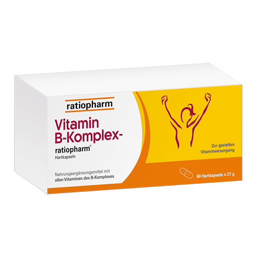 VITAMIN B-KOMPLEX-ratiopharm - mit 8 B-Vitaminen 60 St  