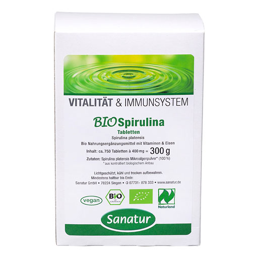 SPIRULINA BIO Tabletten Nachfüllpacket 750 St