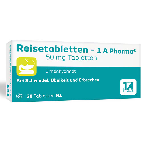 REISETABLETTEN-1A Pharma* 20 St