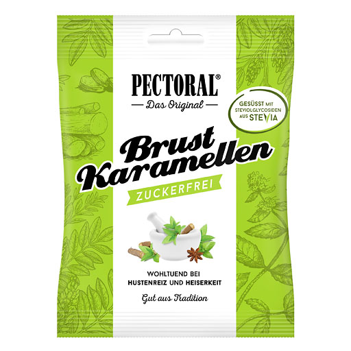 PECTORAL Brustkaramellen zuckerfrei Beutel 60 g