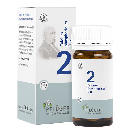 BIOCHEMIE Pflüger 2 Calcium phosphoricum D 6 Tabl.* 100 St