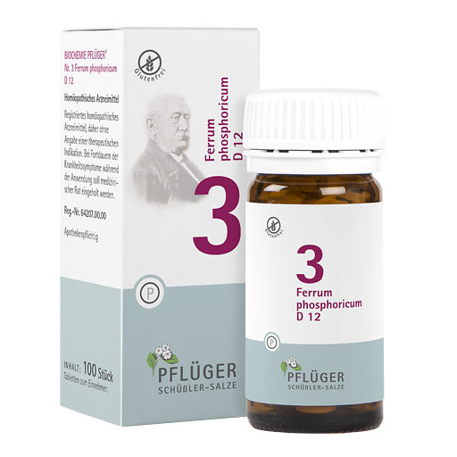 BIOCHEMIE Pflüger 3 Ferrum phosphoricum D 12 Tabl.* 100 St