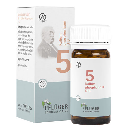 BIOCHEMIE Pflüger 5 Kalium phosphoricum D 6 Tabl.* 100 St