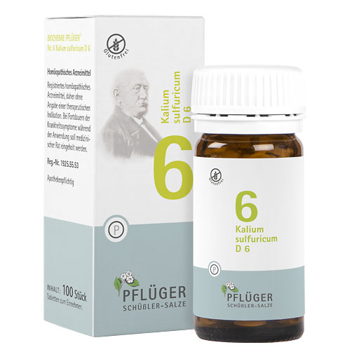BIOCHEMIE Pflüger 6 Kalium sulfuricum D 6 Tabl.* 100 St