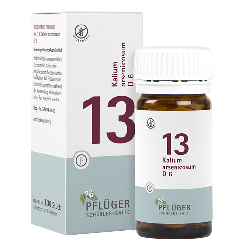 BIOCHEMIE Pflüger 13 Kalium arsenicosum D 6 Tabl.* 100 St