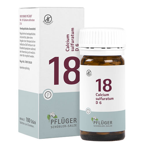 BIOCHEMIE Pflüger 18 Calcium sulfuratum D 6 Tabl.* 100 St