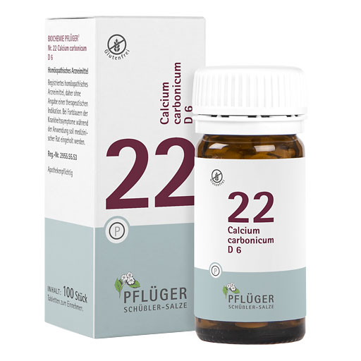 BIOCHEMIE Pflüger 22 Calcium carbonicum D 6 Tabl.* 100 St