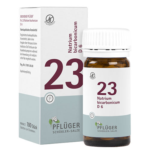 BIOCHEMIE Pflüger 23 Natrium bicarbonicum D 6 Tab.* 100 St