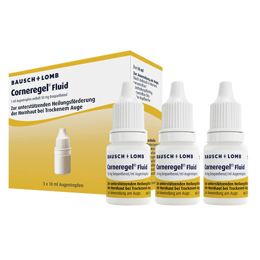 CORNEREGEL Fluid Augentropfen* 3x10 ml