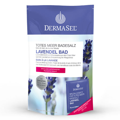 DERMASEL Totes Meer Badesalz+Lavendel SPA 1 P