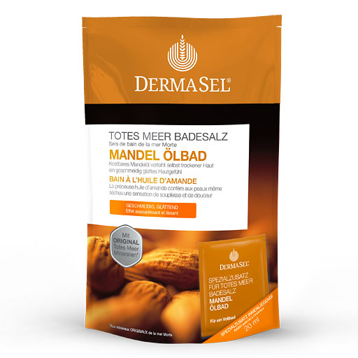 DERMASEL Totes Meer Badesalz+Mandel SPA 1 P