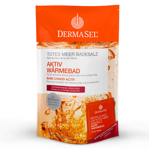 DERMASEL Totes Meer Badesalz+Aktiv Wärme SPA 1 P