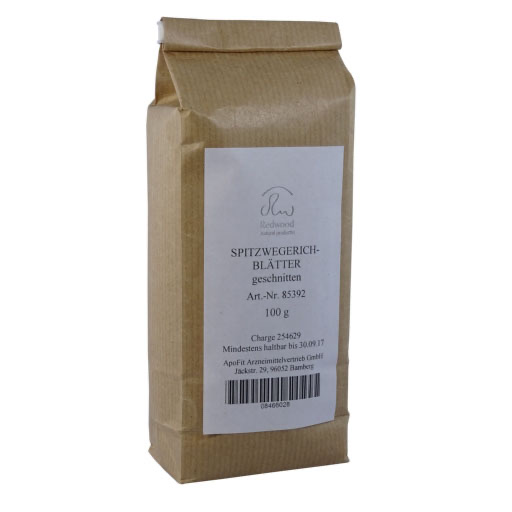 SPITZWEGERICHBLÄTTER 100 g