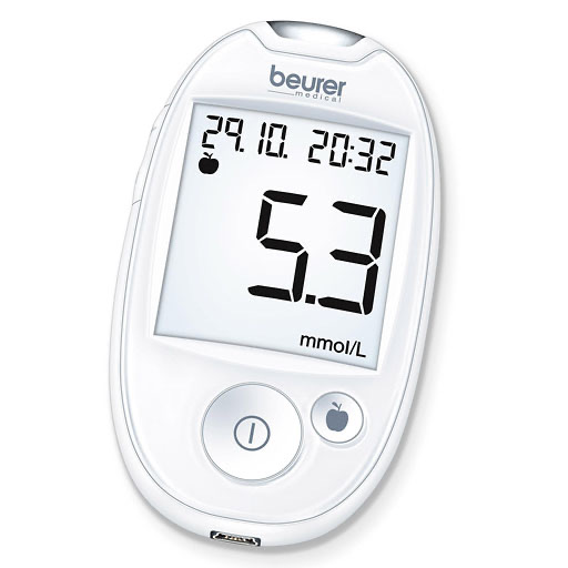 BEURER GL44 Blutzuckermessgerät mmol/l weiß 1 St
