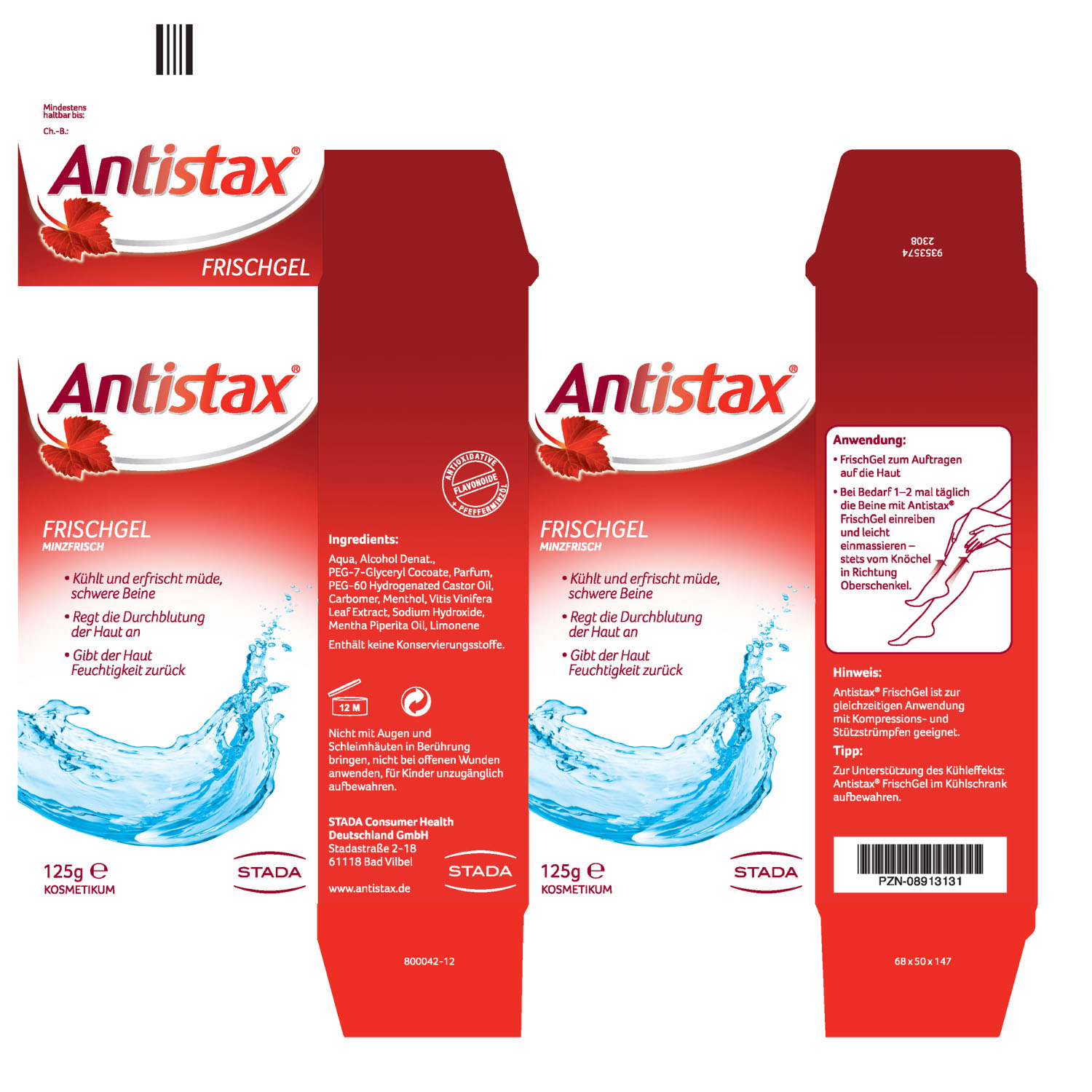 ANTISTAX Frisch Gel