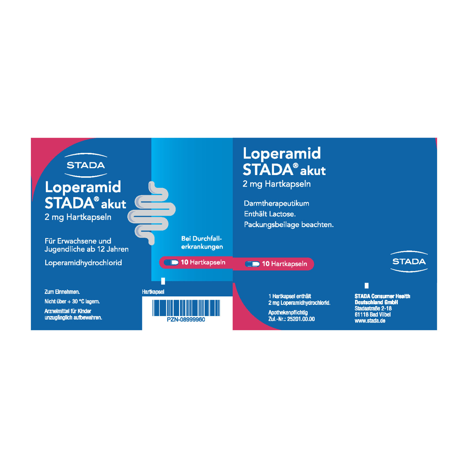 LOPERAMID STADA akut 2 mg Hartkapseln