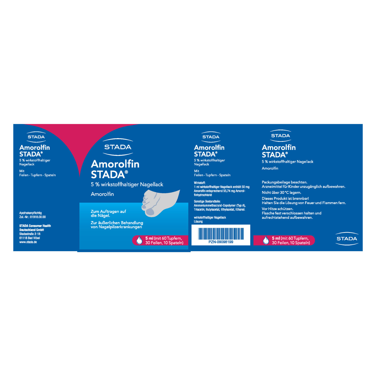 AMOROLFIN STADA 5% wirkstoffhaltiger Nagellack