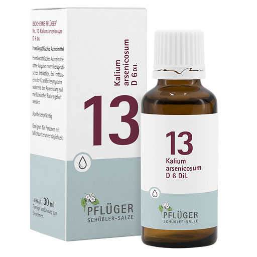 BIOCHEMIE Pflüger 13 Kalium arsenicosum D 6 Tropf.* 30 ml