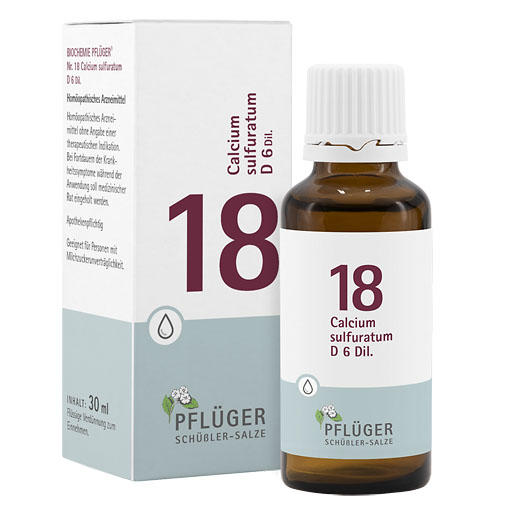BIOCHEMIE Pflüger 18 Calcium sulfuratum D 6 Tropf.* 30 ml