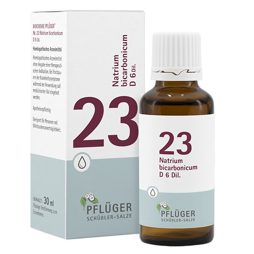 BIOCHEMIE Pflüger 23 Natrium bicarbonicum D 6 Tro.* 30 ml