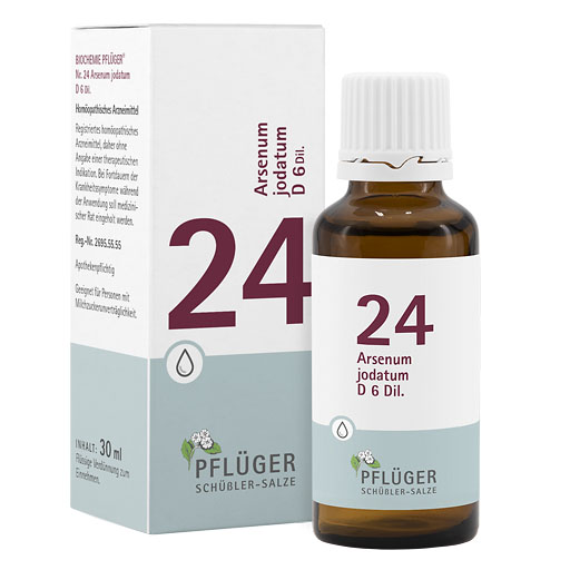 BIOCHEMIE Pflüger 24 Arsenum jodatum D 6 Tropfen* 30 ml