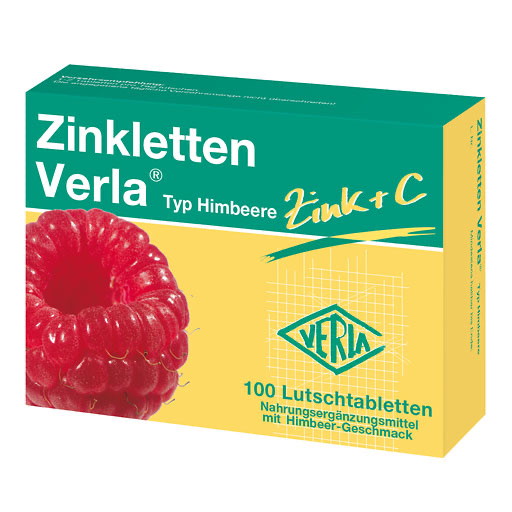 ZINKLETTEN Verla Himbeere Lutschtabletten 100 St  