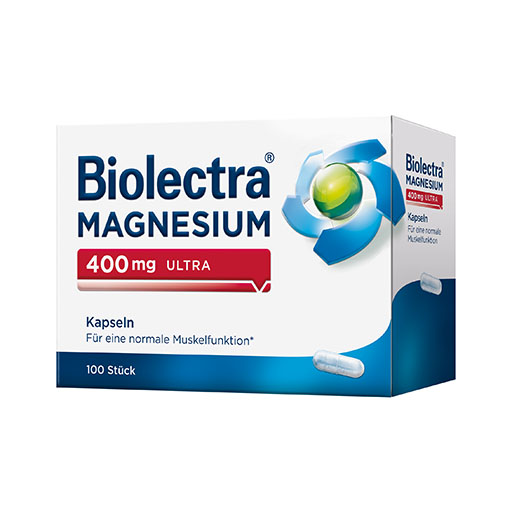 BIOLECTRA Magnesium 400 mg ultra Kapseln 100 St  