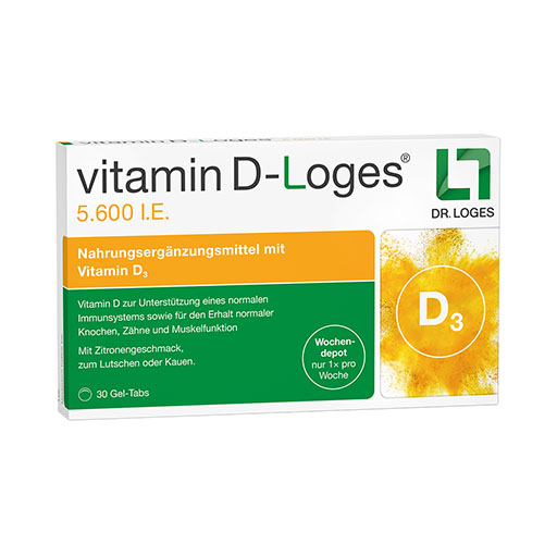 VITAMIN D-LOGES 5.600 I. E. Wochendepot Kautabl. 30 St  