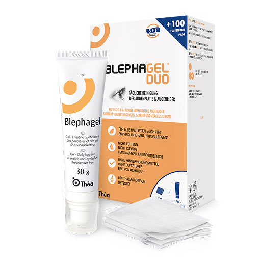 BLEPHAGEL Duo 30 g+Pads 1 P