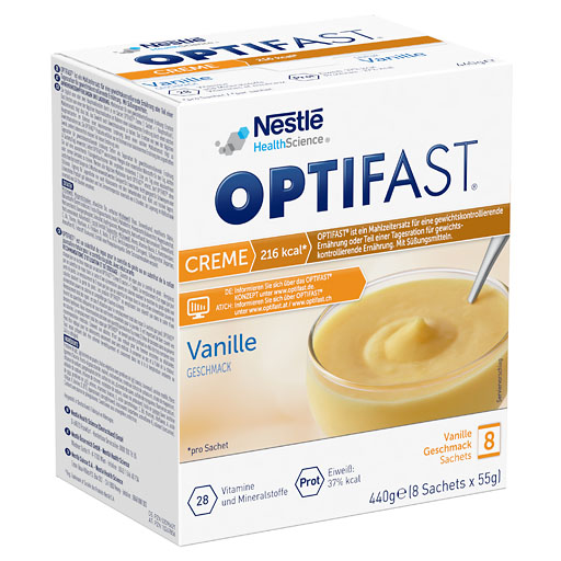 OPTIFAST home Creme Vanille Pulver 8x55 g