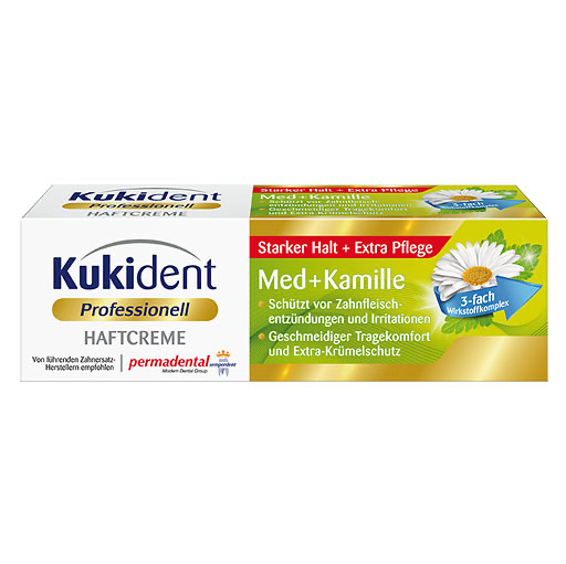 KUKIDENT Haftcreme Med+Kamille 40 g